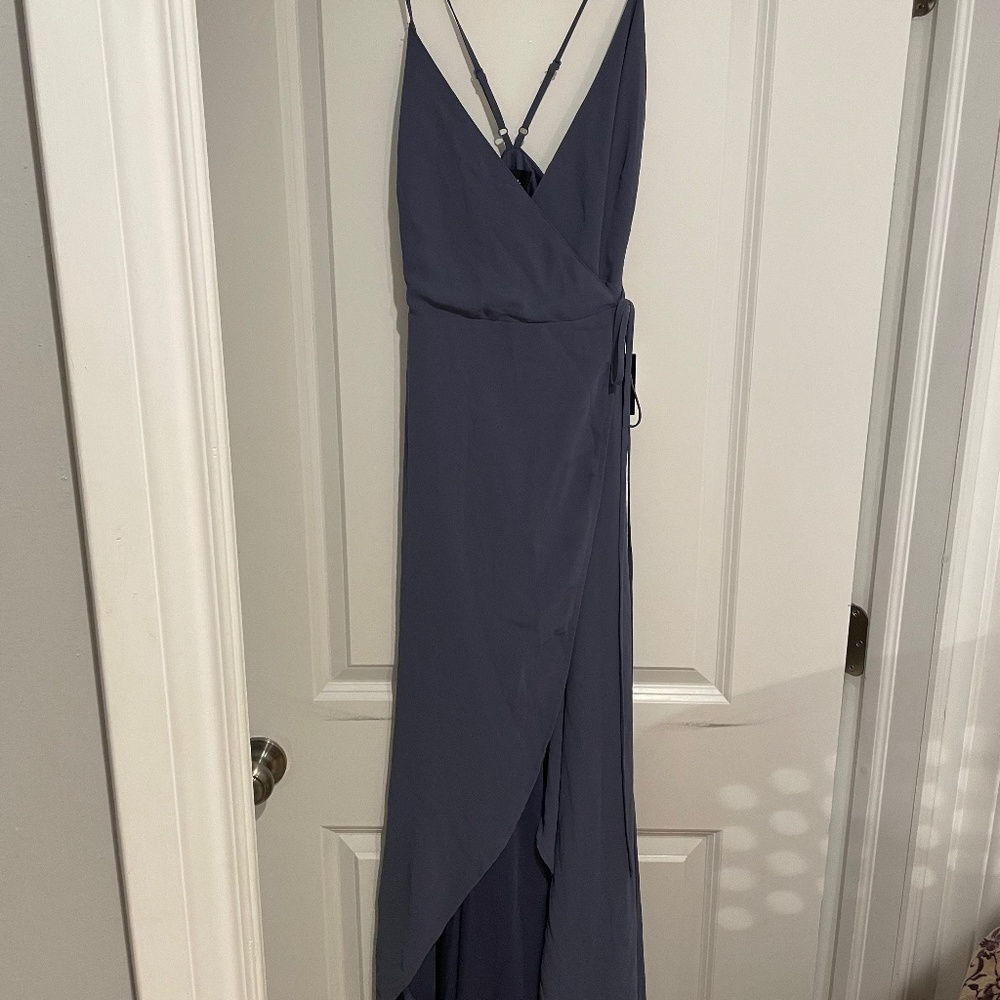 Lulu’s high lo wrap dress